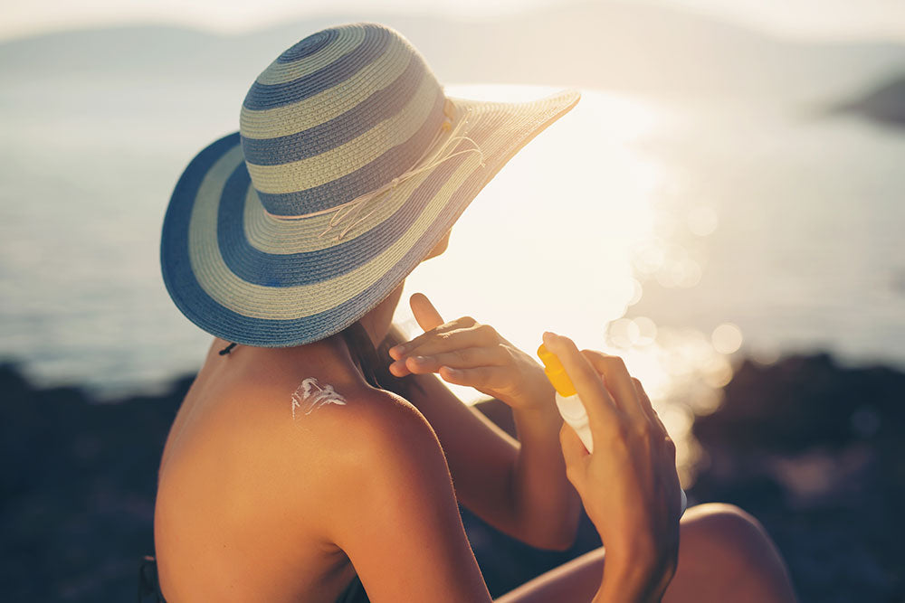Oxybenzone & Octinoxate: The sunscreen active ingredients that harm more than protect.