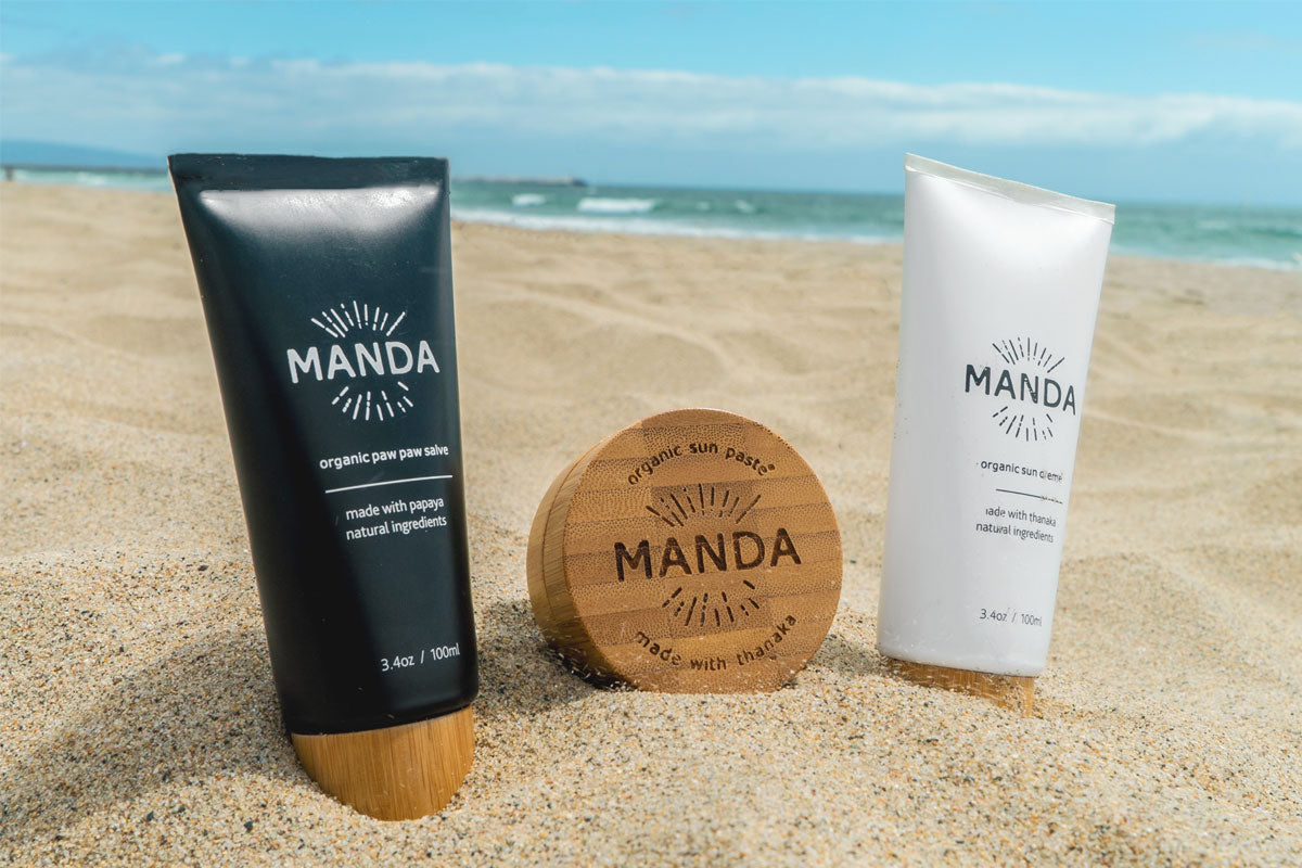 Meet the all-new MANDA Organic Sun Creme and Organic Paw Paw Salve